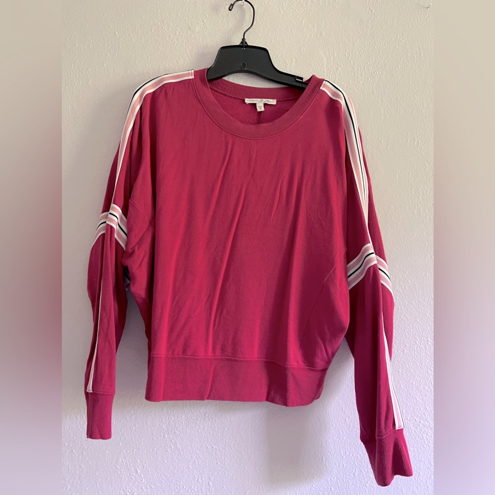 Sweatshirt with banded detail